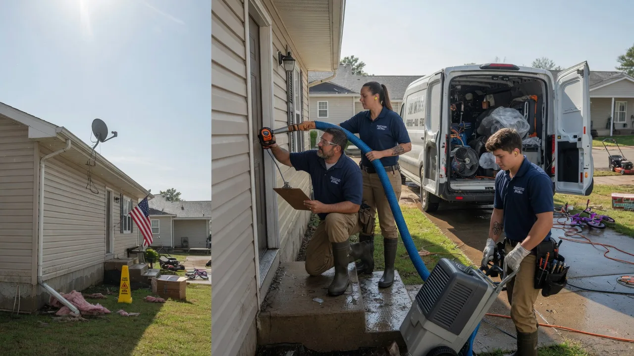 Ceiling Water Damage Restoration in Millville, MN near me